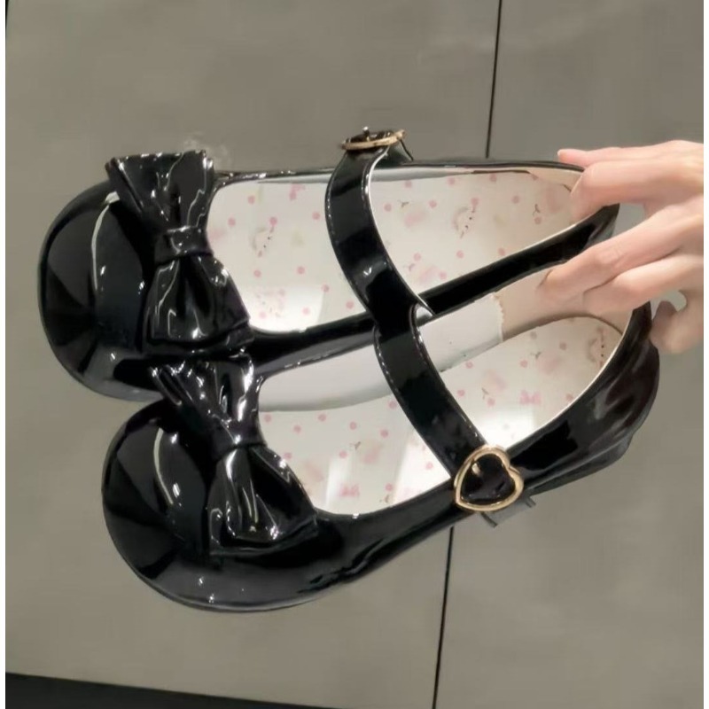 Leather Classic Strap - Sepatu Lolita Gaya Manis Lucu dengan