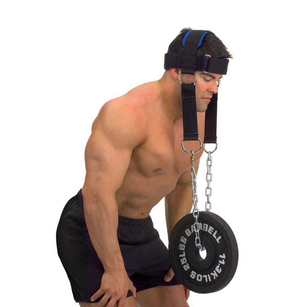 Rugged Sport Strap - Harness Latihan Leher Berbantalan dengan Rantai