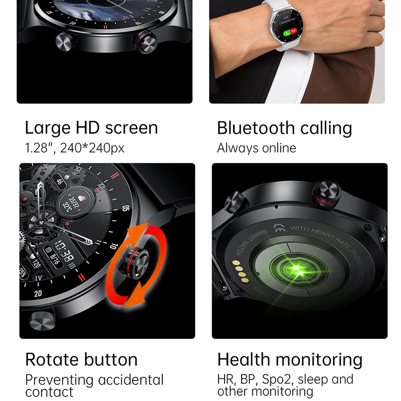 Jam Tangan Pintar ECG+PPG Blue - Smartwatch Custom ulasan dan harga