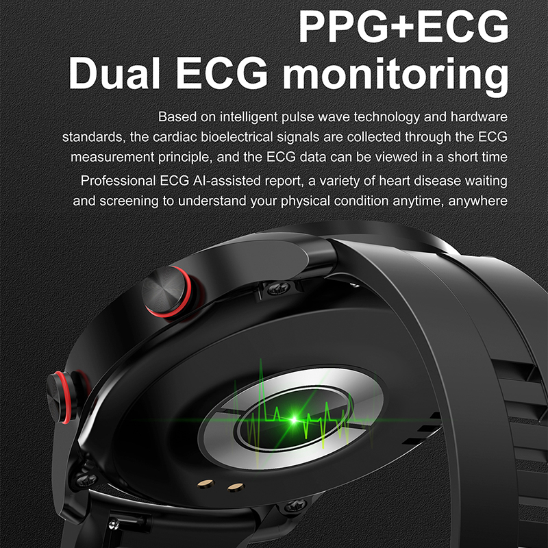 EKG + PPG Jam Tangan Pintar Pa - Smartwatch Custom ulasan dan harga