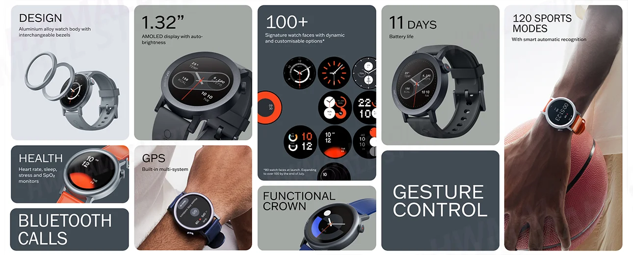 CMF Watch Pro 2, layar AMOLED  - Smartwatch X12 ulasan dan harga