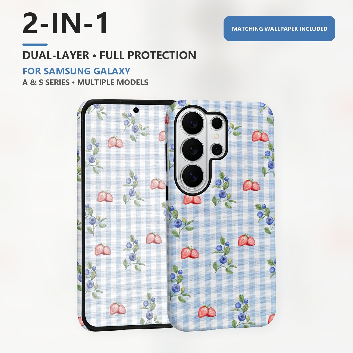 Casing Ponsel Dua Lapis 2-in-1 - Samsung Galaxy S24 ulasan dan harga