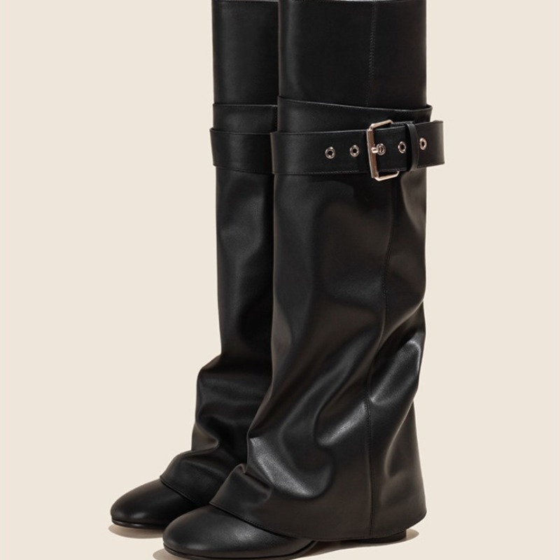 Sepatu Bot Setinggi Lutut Wani - Leather Classic Strap ulasan dan harga