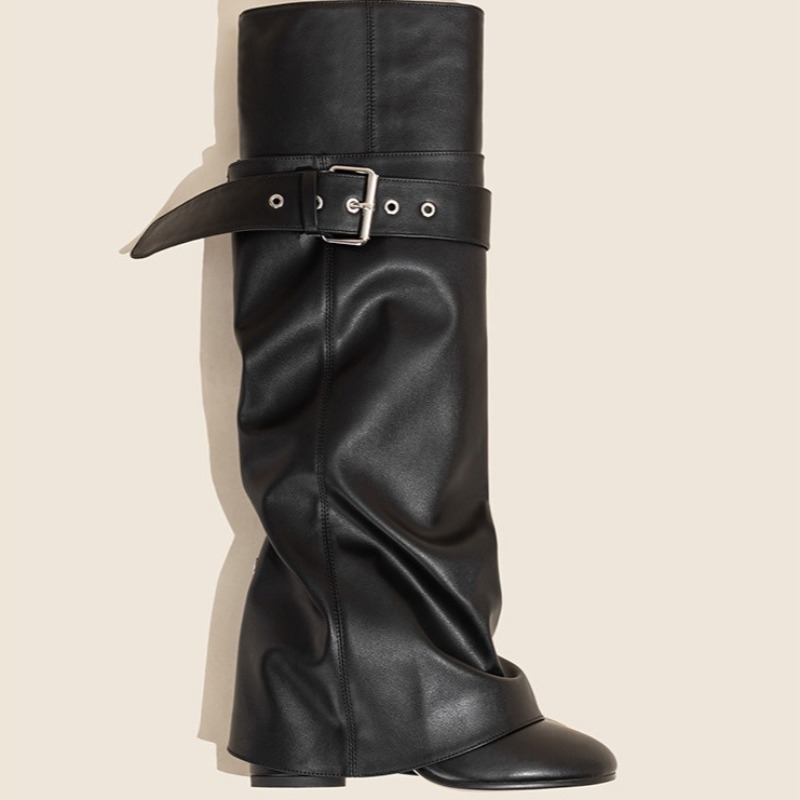 Sepatu Bot Setinggi Lutut Wani - Leather Classic Strap ulasan dan harga