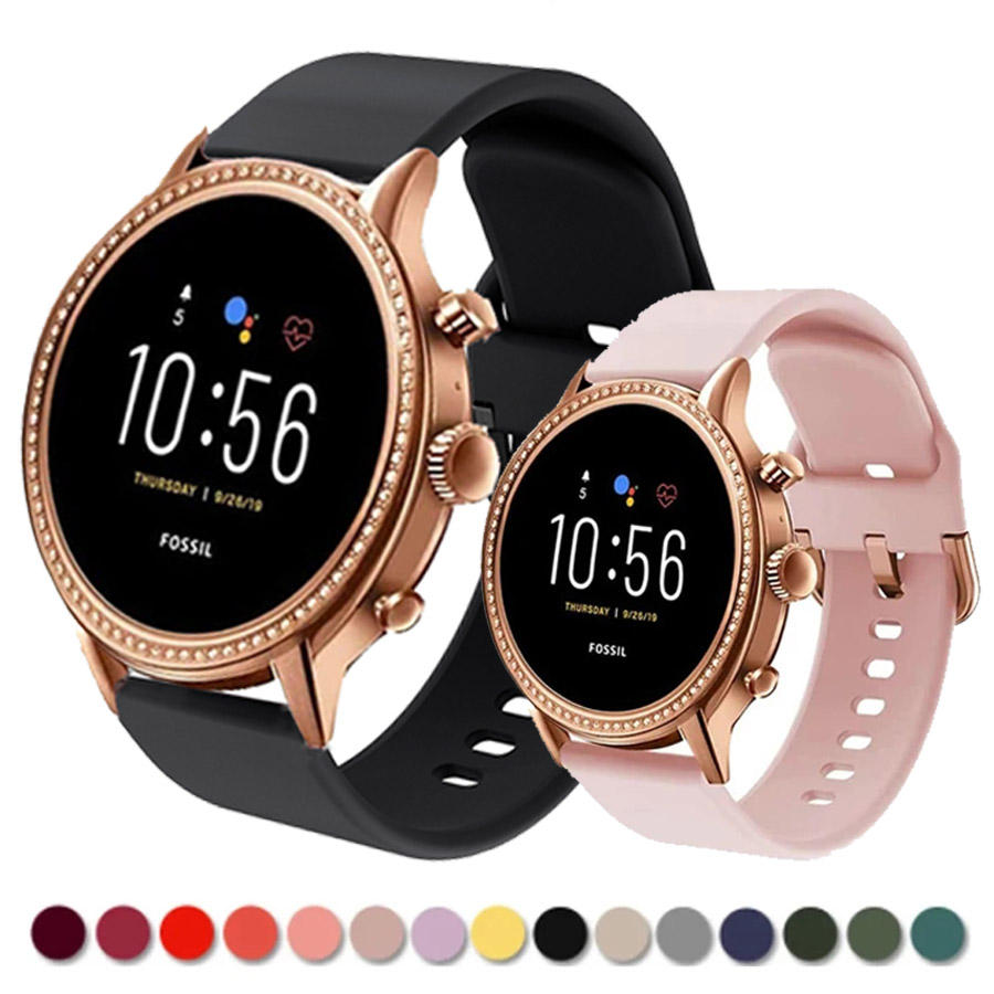 Tali silikon untuk jam tangan  - Fossil Smartwatch Accessories ulasan dan harga