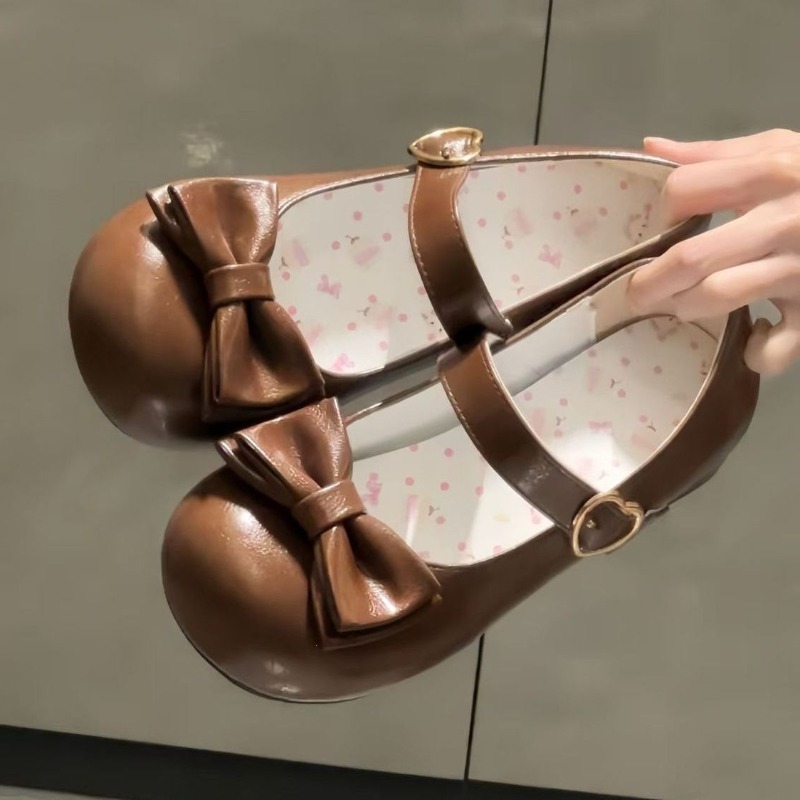 Sepatu Lolita Gaya Manis Lucu  - Leather Classic Strap ulasan dan harga
