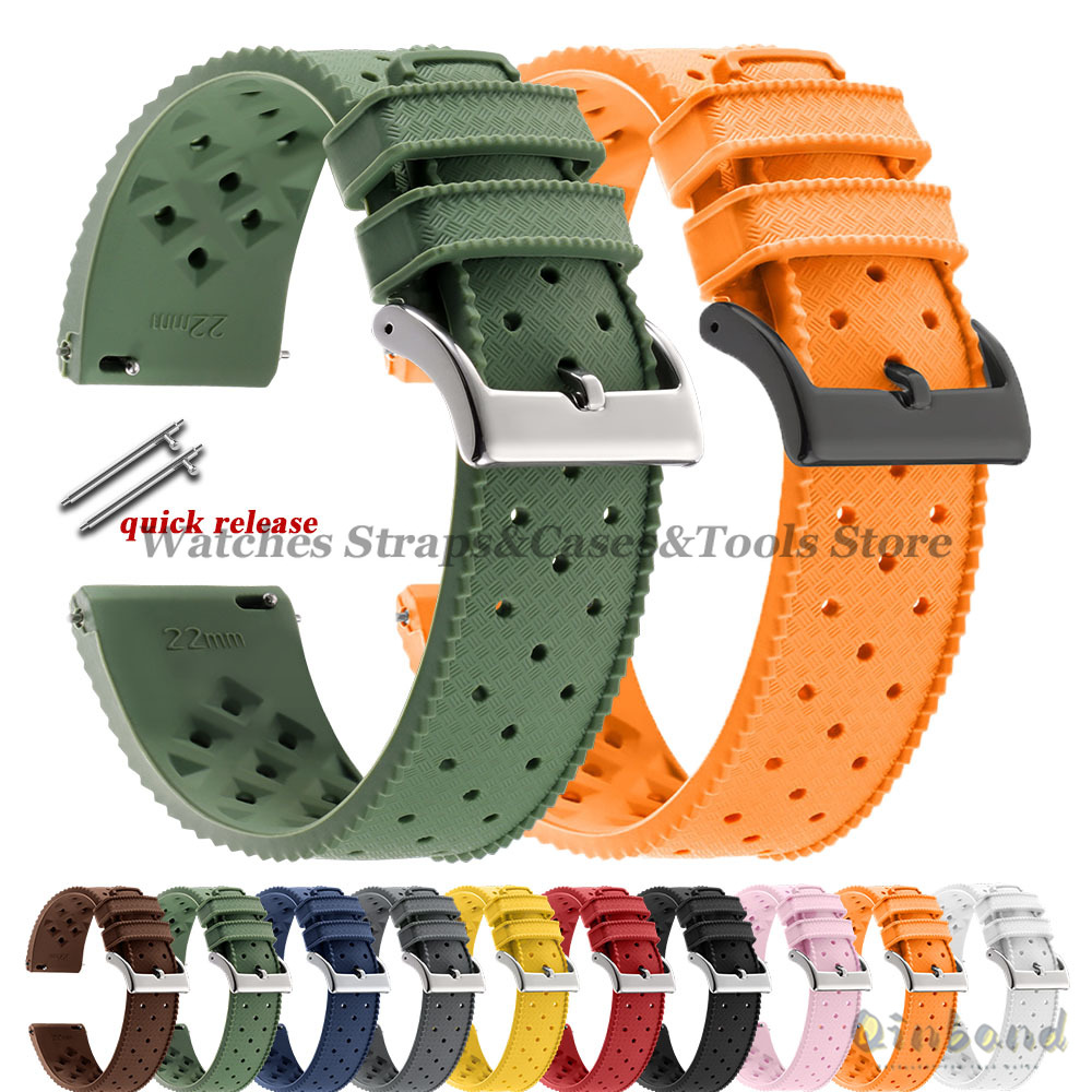 Tali Jam Tangan Silikon Tropis - Fossil Smartwatch Accessories ulasan dan harga