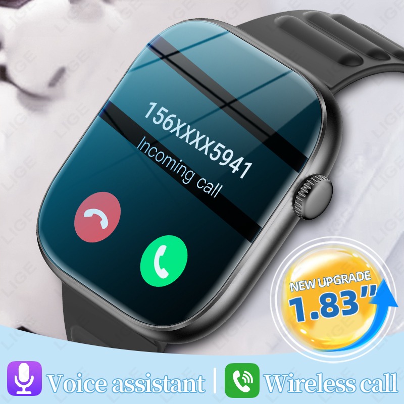 LIGE Jam Tangan Pintar Pria La - Smartwatch Custom ulasan dan harga
